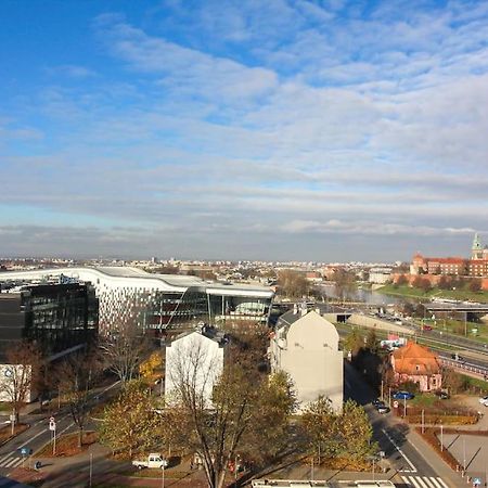 Apartament W Budynku Nad Wisla, Barska 69 Cracovia Esterno foto