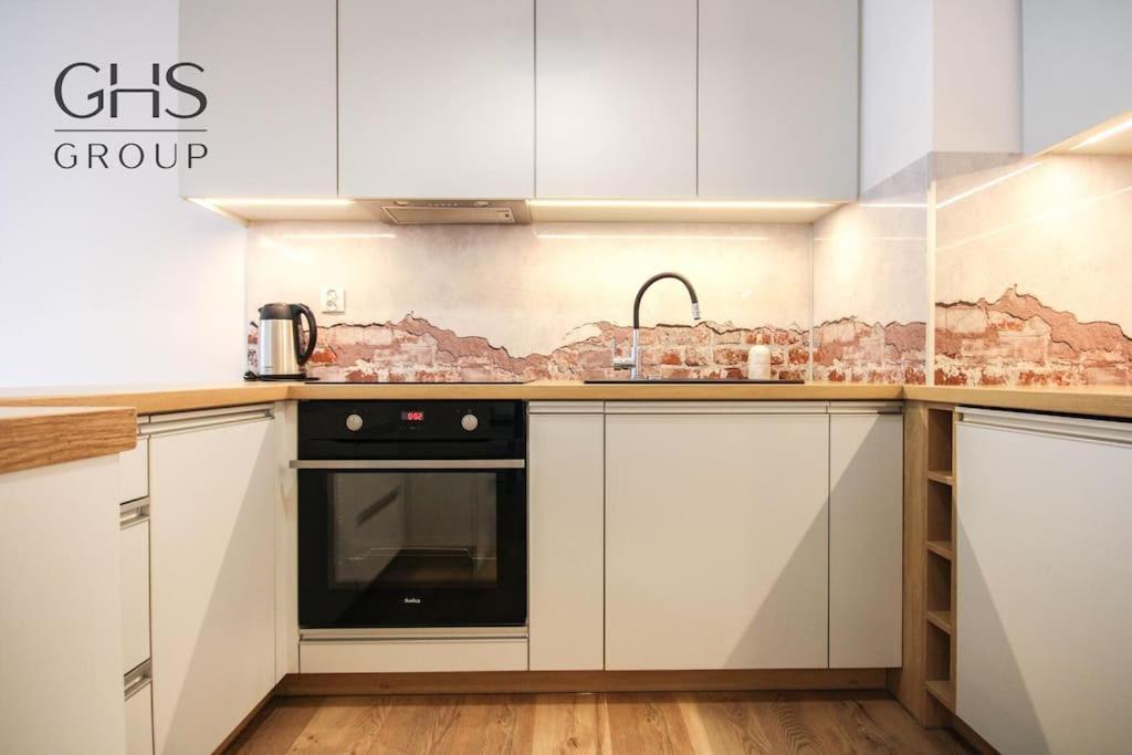 Apartament W Budynku Nad Wisla, Barska 69 Cracovia Esterno foto
